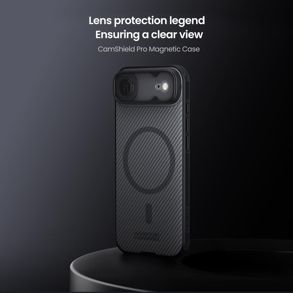 Чехол-крышка NILLKIN для Apple iPhone Air (iPhone 17 Air 6.6) (2025) (серия CamShield Pro Magnetic case Clear version)